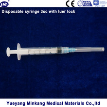 Disposable Sterile Syringe 3ml (luer lock)